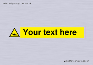 Custom warning grounding cruiser on lock cill